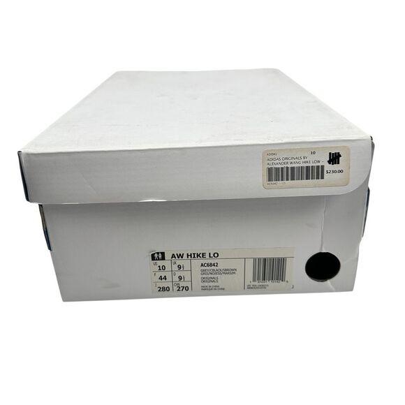 adidas Alexander Wang x AW Hike Low Grey Mens Size 10 - Picture 9 of 9